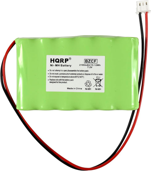 HQRP 2100mAh High Capacity Backup Battery ?ompatible with ADT 300-03866 LYNXRCHKIT-SHA Replacement...