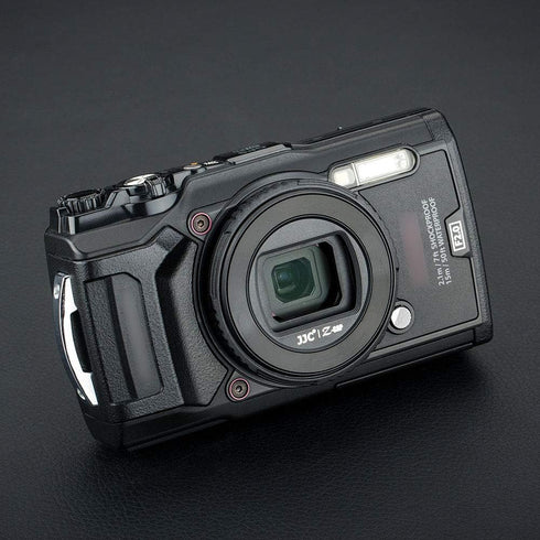 JJC LB-T01 Lens Cap Cover Protector for Olympus TG-7 TG7 TG-6 TG6 TG-5 TG5 TG-4 TG4 TG-3 TG3 TG-2 TG2 TG-1 TG1 Tough Waterproof Camera, Rotate to ...