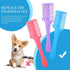 3 Pcs Pet Dog Cat Razor Comb with 50 Pcs Replacement Razors Hair Cutter Comb Cutting Scissors Hair Trimmer Comb Tool Grooming Dog Cat Double Sided...