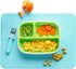 Munchkin® Spotless™ Silicone Placemats for Kids, 2 Pack, Blue/Green...