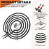 Beaquicy WB30T10074 Stove Burner Replacement 8 inch for ge Electric Kenmore Hotpoint Stove/Oven - Surface Element Coil Suitable for jbs07c2ww, 911.92712020, Rbs330drww, jb258rm2ss,etc.