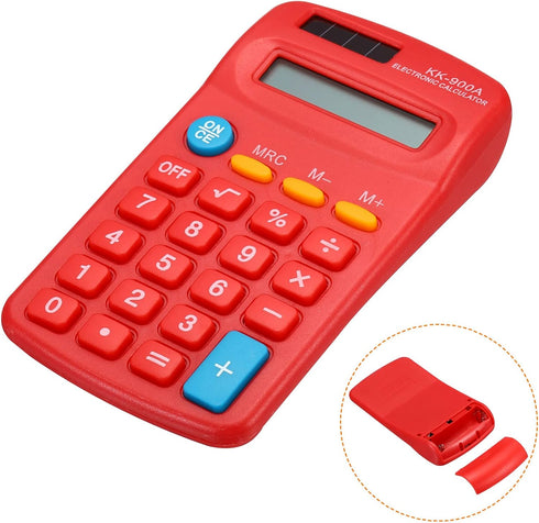 PATIKIL Basic Calculator, 8 Digit LCD Display Calculator 4 Function Small Desktop Calculator Battery Powered Handheld Calculator for Home Office, ...