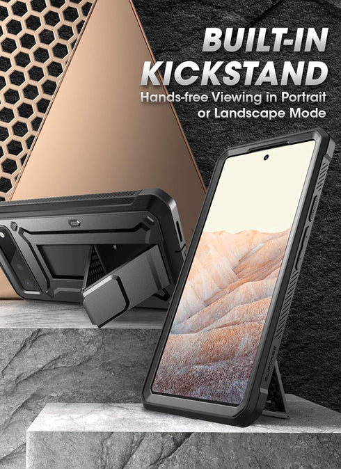SUPCASE Unicorn Beetle Pro Series Case for Google Pixel 6 (2021), Full-Body Rugged Belt-Clip & Kickstand Case without Built-in Screen Protector (B...