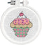 Janlynn/Kid Stitch Mini Counted Cross Stitch Kit 3" Round, Cupcake (11 Count)...