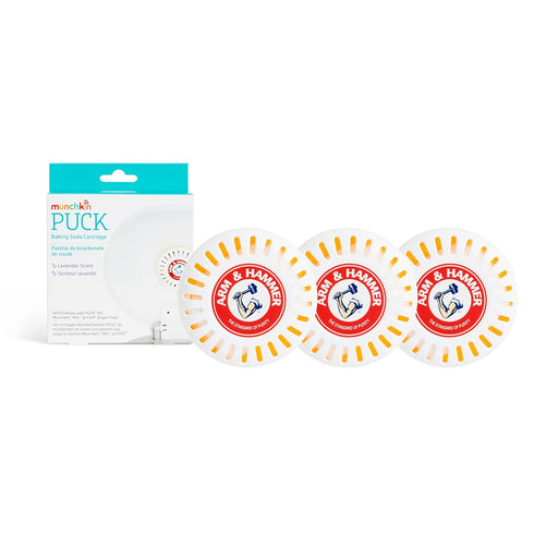 Munchkin® Arm & Hammer Puck Baking Soda Cartridge, Lavender Scent, 3 Count...