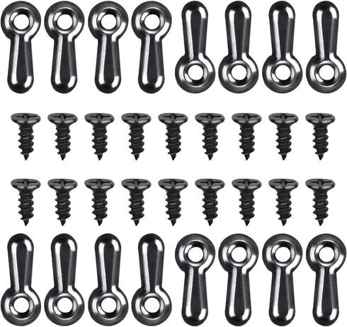 160 Pieces Metal Picture Frames Turn Button Fasteners with 160 Pieces Screws Photo Frame Hanging Hangers for Photos Picture and Drawing Crafts Pos...