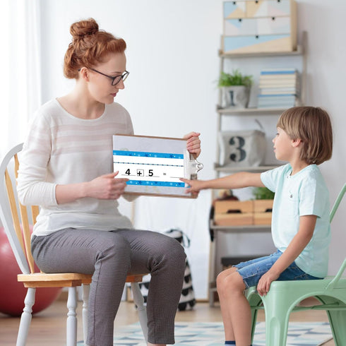 0-120 Dry Erase Number Line Board Double Sided Writable and Erasable Card Featuring 0-120 Number Line On One Side and Blank Line On The Other for ...