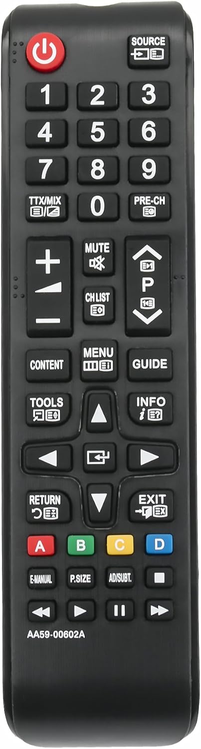 New AA59-00602A Replaced Remote fit for Samsung TV AA59-00600A AA59-00743A AA59-00619A AA59-00622A AA59-00617A UE32EH5000 UE32EH5000K UE32EH5000W ...