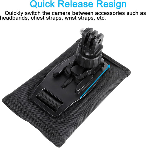 PellKing Backpack Mount for DJI Osmo Pocket 3 Camera, with DJI Pocket 3 Expansion Adapter Accessories,Compatible GoPro DJI Action Camera...