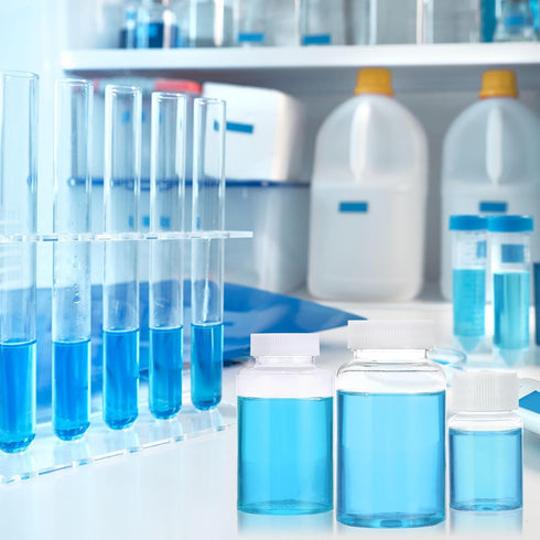 PATIKIL 5 Pcs 200ml Reagent Bottles, PET Wide Mouth Round Bottles with Screw Cap for Lab Water Reagent Liquids Solid Sample Storage Seal, Transpar...