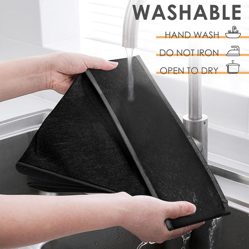 Criusia 3 Pack Closet Organizer Dividers, 64 Cell Fabric Foldable Cabinet Organizers and Storage Boxes for Storing Socks, Underwear, Ties (16+24+2...