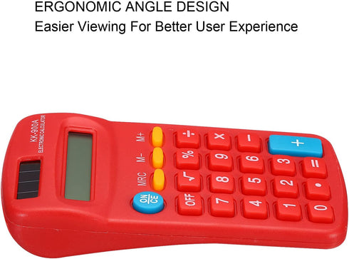 PATIKIL Basic Calculator, 8 Digit LCD Display Calculator 4 Function Small Desktop Calculator Battery Powered Handheld Calculator for Home Office, ...