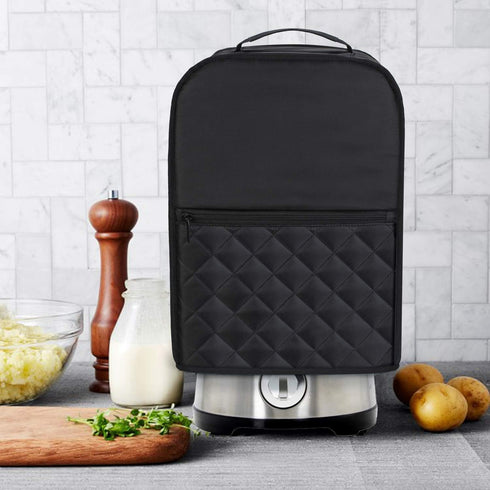 Luxja Food Processor Cover Compatible with Cuisinart and Hamilton Beach 10-14 Cup Processor, Food Processor Dust Cover with Accessories Pockets, B...