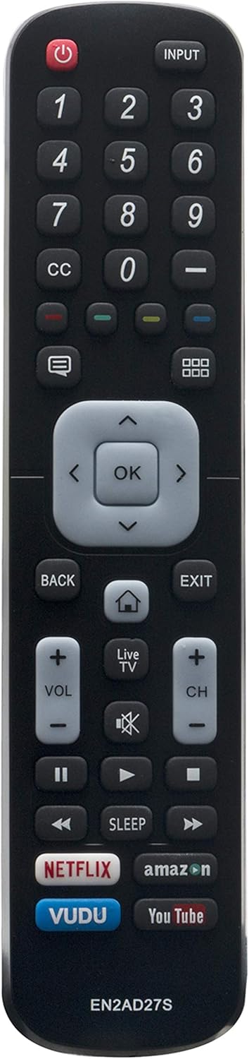 EN2AD27S Replaced Remote fit for Sharp TV LC-60N6200U LC-65N7000U LC-65N5200U LC-43N7000U LC-55N7000U LC-60N7000U LC-50N7000U LC-40N5000U LC-55N62...