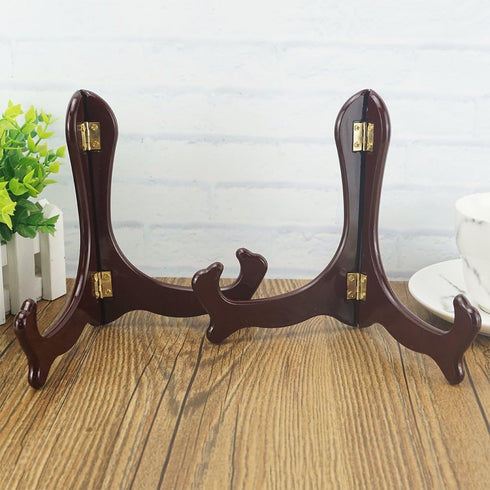 Artliving 7 inch wood-like Easels Plate Stand Holder Display Stands -Set of 4...