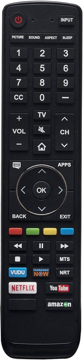 EN3139H Replaced Remote fit for Hisense Smart LED TV 43H6080E 43H6E 43H8080E 43H8E 49H6080E 49H6E 50H6080E 50H6E 50H8080E 50H8E 55DU6500 55H6080E ...