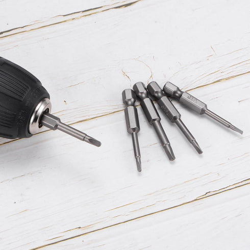 10pcs TA1.8-TA3.0 Triangle Screwdriver Bit 1/4" Hex Shank 2" Length Magnetic Tri-angle Screw Driver Power Tool...