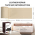 Leather Repair Patch Tape, Light Beige 3 x 61 Inches Self Adhesive Leather Repair Kit for Furniture, Car Seat,Vinyl Leather Repair Kit for Office ...