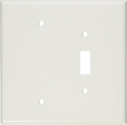 Leviton 88106 WH WP 2G 1TGL 1BLANK OVESIZED......