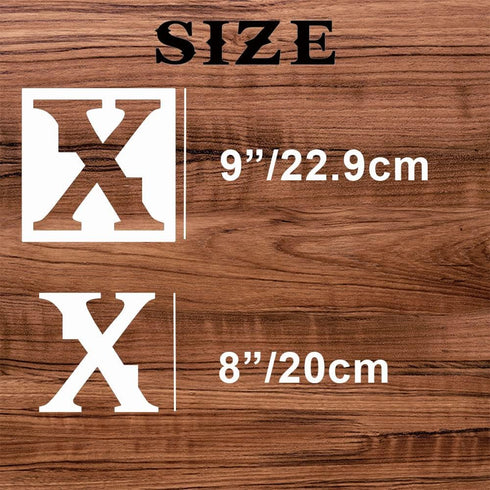 9 Inch Large Letter Stencils Alphabet Stencils Reusable Stencil Letters Numbers Templates for Painting on Wood Walls Porch Fabric Art Crafts...