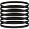 12 Pieces Thin Elastic Sports Headbands Skinny Athletic Hair Bands Yoga Head Band Sweatband for Exercise Yoga Workout Running Soccer, Black...