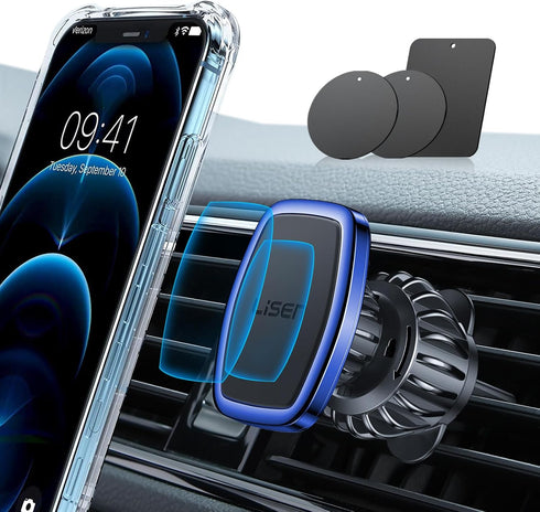 LISEN Magnetic Phone Holder for Car Samsung(20X Powerful: Blue)......
