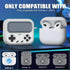 Inesore for Airpods 3rd Generation Case with Safety Lock and Cleaner Kit,Classic Handheld Game Console Design Sturdy TPU Protective Case Compatibl...