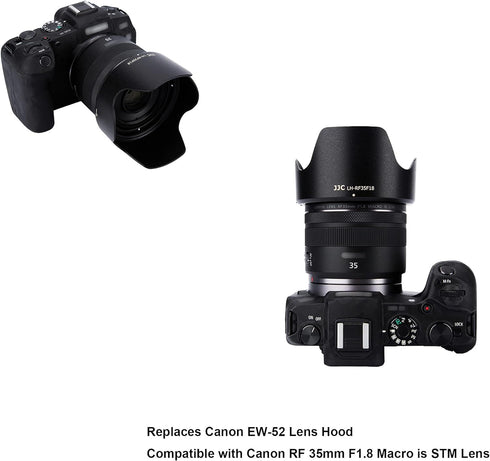 RF 35mm Tulip Flower Lens Hood Shade Fit for Canon RF 35mm F1.8 MACRO IS STM Lens Replaces Canon EW-52 Hood on Canon EOS R6 R5 RP R Cameras...
