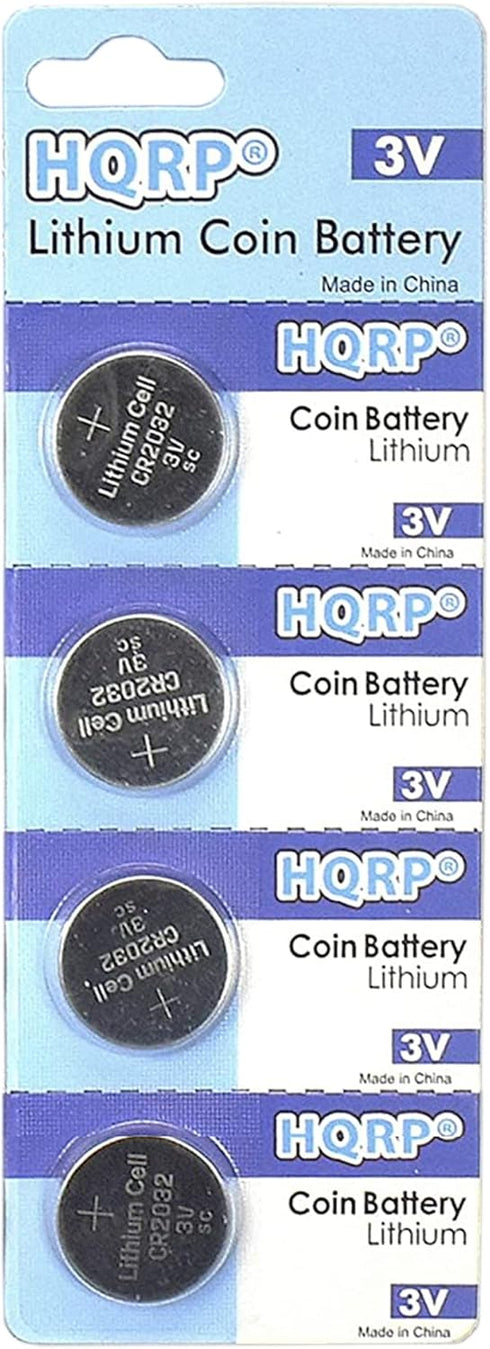 HQRP 4-Pack Lithium Battery Compatible with One Touch Ultra2 Ultra-2 Blood Glucose Meter, Sugar Monitor...