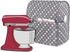 Luxja Dust Cover Compatible with 4.5-Quart and 5-Quart Stand Mixer, Cloth Cover with Pockets for Stand Mixer and Extra Accessories, Gray Dots...