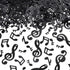 Gejoy 3000 Pcs Music Notes Confetti Mini Music Party Decorations Musical Table Centerpiece Confetti Graduation Black Clef Cutouts for Disco Party ...