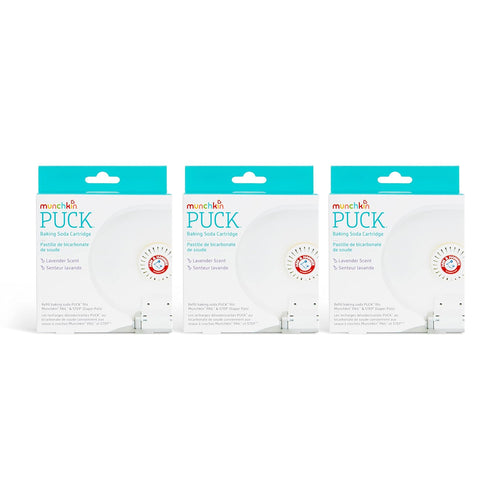 Munchkin® Arm & Hammer Puck Baking Soda Cartridge, Lavender Scent, 3 Count...