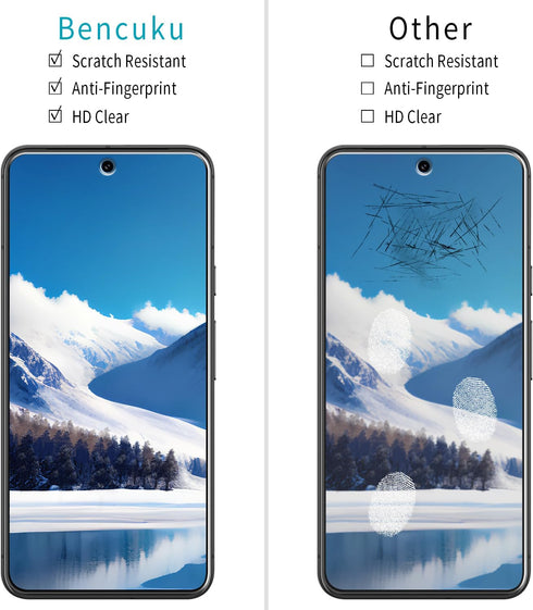 by HPTech (2 Pack) Designed for Google Pixel 8 Tempered Glass Screen Protector, Support Fingerprint Reader, Anti Scratch, Bubble Free......