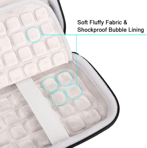 Lacdo Hard Drive Carrying Case for Western Digital WD My Passport/WD Elements/WD My Passport Ultra Portable External Hard Drive 1TB 2TB 3TB 4TB 5T...