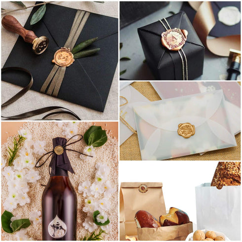 Sealing Wax, Paxcoo 20pcs Wax Seal Sticks, Glue Gun Sealing Wax for Wax Seal Stamp, Letter Wax Seal and Crafts (Gold)...