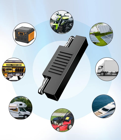 SAE Connector SAE to SAE Polarity Reverse Quick Disconnect Cable Plug Adapter for Solar Panel Battery Power Charger-3pcs...