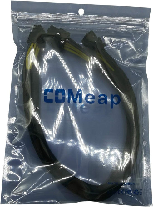 COMeap GPU Power Cable for Dell PowerEdge R720 720XD R730, CPU 8 Pin Male to Dual 8 Pin(6+2) Male PCIe Power Adapter for NVIDIA Tesla GPU J30DG 15...