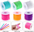 Lanyard String Kit, Cridoz 6Pack Plastic Lacing Cord Gimp String Lanyard Weaving Kit for Bracelets, Keychains, Crafts...