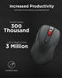 Lenovo USB-C Rechargeable Silent Mouse (WL500) - Silent Buttons, USB-C Rechargeable, Ambidextrous Grip, Adjustable DPI - Plug-and-Play 2.4G Receiv...