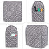 Luxja Dust Cover Compatible with 4.5-Quart and 5-Quart Stand Mixer, Cloth Cover with Pockets for Stand Mixer and Extra Accessories, Gray Dots...