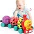 Baby Toys Train Infant Toys 6-12 Months Soft Ball Rattles Musical Push Car Truck Toy Baby Boy Girl Gifts for 7 8 9 10 11 12-18 Month 1 2 Year Old ...