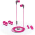 JLab JBuds Pro Signature Earbuds, Pink, Titanium 10mm Drivers, Music Controls, Universal Mic, Custom Fit with Cush Fins......