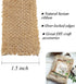 DECORA Natural Wide Burlap Ribbon on Spool for Wedding Decoration DIY Crafting,1.5inch/10 Yard...