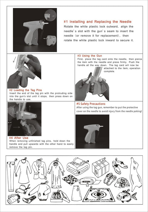 Stitchy Quick Clothing Fixer Stitch Gun for Clothes,Micro Tagging Gun for Clothing Mini Stitch Gun Price Tag Gun,Quick Stitch Sewing Gun Instant H...