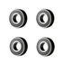 4 Racing Wheel Bearing w/Grease for Coleman BT200X CT200U Trail CT200UEX, Baja Warrior 196CC MB165 MB200 Mini Bike, Front & Rear Wheels Bearings R...
