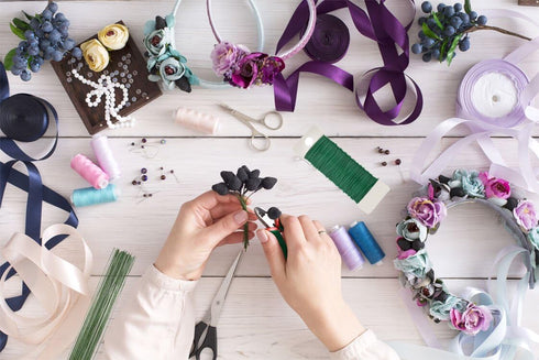 Paxcoo Floral Tape and Floral Wire Arrangement Tools Kit with Wire Cutter 26 Gauge Stem Wire and 22 Gauge Paddle Wire for Bouquet Stem Wrap Floris...