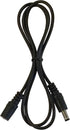 2 Pack of 36 Inch (3 Foot) 22AWG Male to Female 5.5mm X 2.1mm Barrel Plug DC Power Extension Cables...