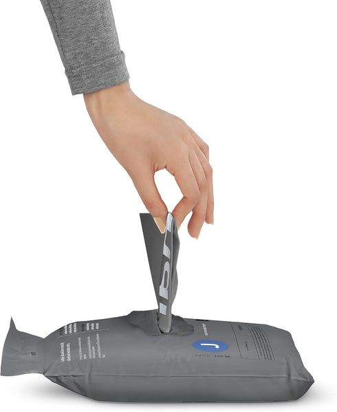 simplehuman Code J 80 Count, Genuine Odorsorb Custom Fit Liners, Drawstring Odor Absorbing Trash Bags in Dispenser Packs, 30-45 Liter / 8-12 Gallo...