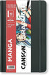 Canson Graduate Manga Paper, Hard Cover Art Journal, 5.5x8.5 inches, 40 Sheets — Artist Paper for Illustration, Character Studies, Comics...