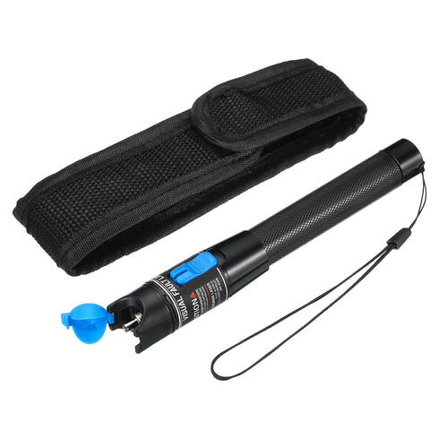 PATIKIL Portable Fiber Optic Cable Tester, 5MW Visual Fault Locator Optical Power Meter Red Light Cable Test Equipment for S C/FC/ST Adapter Netwo...